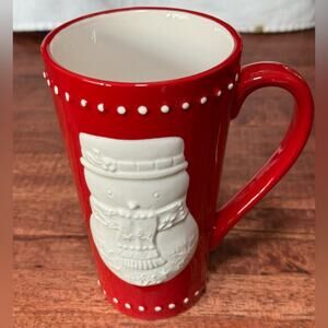 Hallmark Snowman Latte Coffee Tall 14 ox mug cup